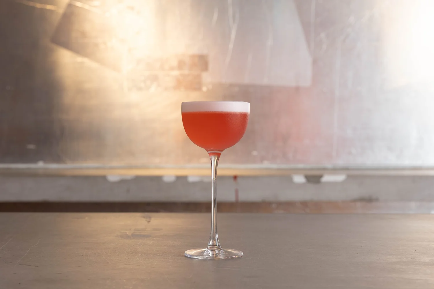Cocktail topped with silky Fancy Foamer foam